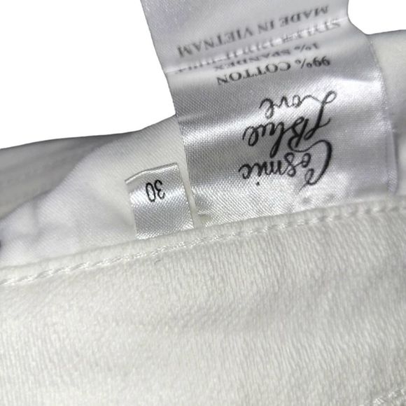 COSMIC BLUE ONE WHITE JEANS SIZE 30 - Picture 4 of 4